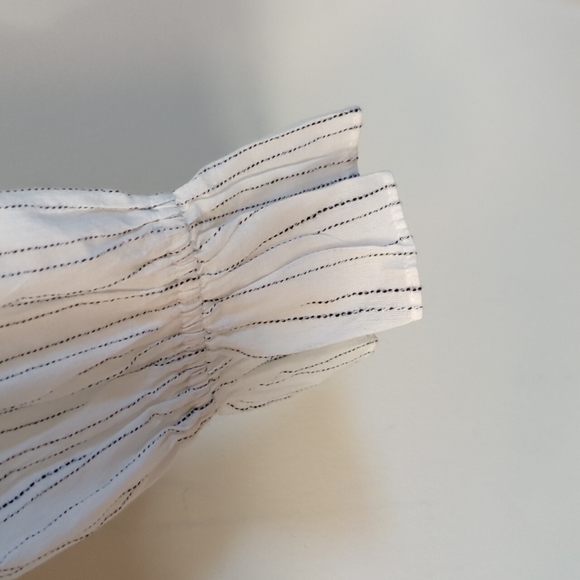 J. Crew Button-Up Tie-Waist Top in Stripe - Picture 11 of 16